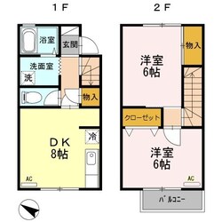 ナユタのさとファミールの物件間取画像